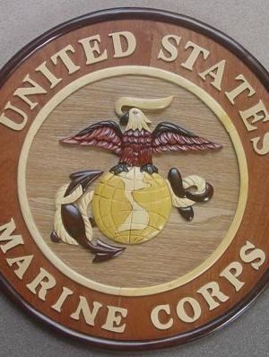 OCLO10USMC – United States Marine Corps Wood Seal