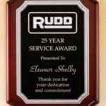 OCTP4562 - Rosewood Piano Finish Plaque