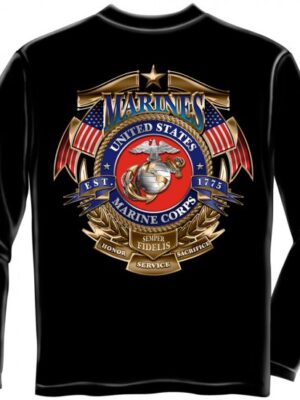 Long Sleeve USMC Badge Of Honor