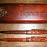Pen/Pencil Set Gold Foil Logo