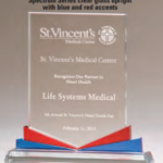 OCTG2648 - 6 1/4” x 7 3/8” Spectrum Series Upright Award