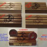 3 Row Wood Challenge Coin Holder