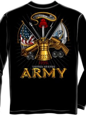 Long Sleeve Army Antique Armor Black