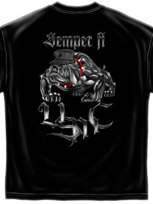 Sempri Fi Chrome Dog Marine Corps