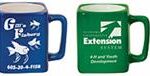 8oz Square Round Coffee Mug