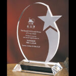 OCSSCOS57 - Oval Star Optical Crystal