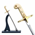 11" USMC Officer Mameluke Sabre Letter Opener w / Stand