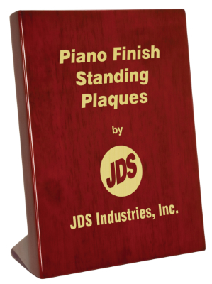 OCPSP14 – 7-1/4″ x 9-1/4″ Rosewood Piano Finish Standing Plaque