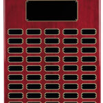 16" X 20" Rosewood Finish Perpetual Plaque
