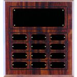 12" X 15 1/2" Cherry Finished Perpetual Plaque