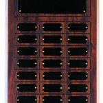 12" X 15" Rosewood Finish Perpetual Plaque