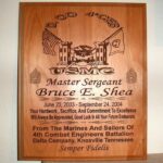 Custom Alderwood Plaque