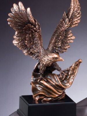 OCDRFB810 – 14″ American Eagle Resin Trophy