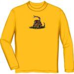 Long Sleeve Don't Tread On Me Golden Yellow
