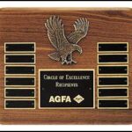 10 1/2 X 13 American Walnut Perpetual Plaque