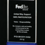 OCTG2449 - 5 5/8” x 10” Premium Series Glass Award