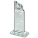 OCPRGPG01 - Small Jade Glass Golf Pinnacle