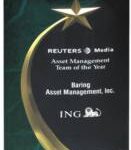 OCADOME-RM - Red Marble Shooting Star Dome Award